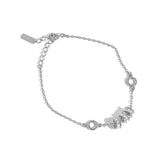 925 Silver Zircon Bracelet for Women - Elegant Jewelry