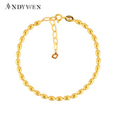 925 Silver Beads Charm Bracelet & Bangle Chain Jewelry Rock Punk