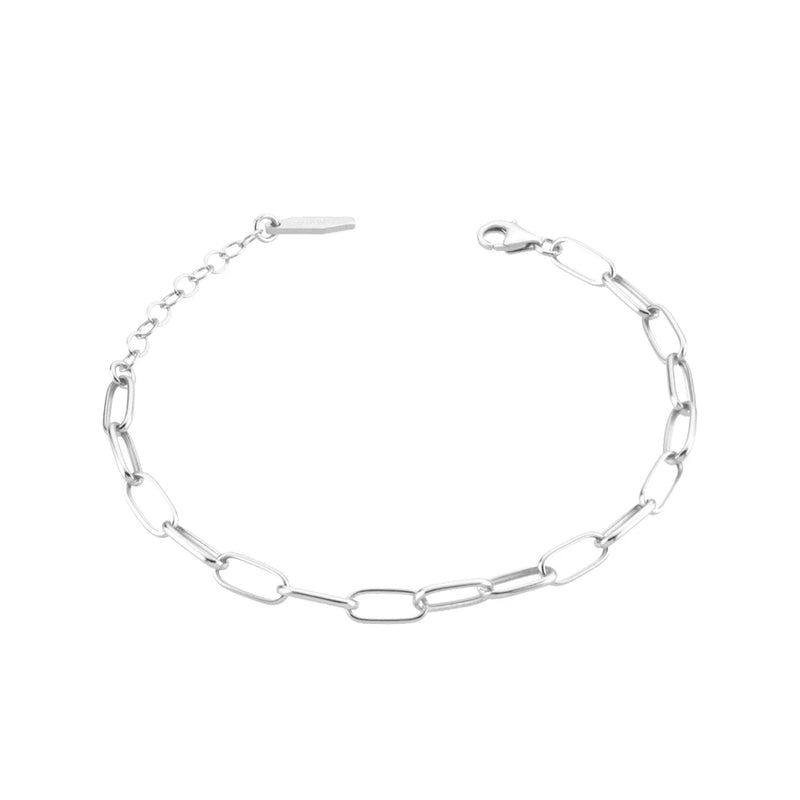 925 Silver Zodiac Chain Bracelet Women Punk Party Jewels