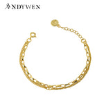 925 Silver Horoscope Chain Bracelet Punk Bangle
