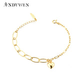925 Silver Horoscope Heart Chain Bracelet Wedding Jewelry