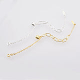 925 Silver Horoscope Heart Chain Bracelet Wedding Jewelry