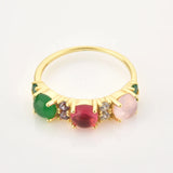 925 Silver Lofoten Island Rainbow CZ Chain Bracelet Women Fine Jewelry