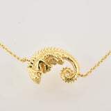 925 Silver Chameleon Motif Bracelet Bangle Women Chain Jewelry Gift