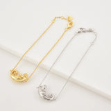 925 Silver Chameleon Motif Bracelet Bangle Women Chain Jewelry Gift