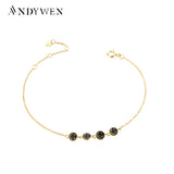 925 Silver Smile Happy Face Bracelet Chain Punk Jewelry
