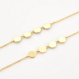 925 Silver Rainbow Smile Coin Happy Face Chain Bracelet