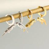 925 Silver Bird Drop Earring Animal Jewelry For Women