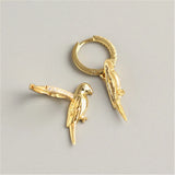 925 Silver Bird Drop Earring Animal Jewelry For Women