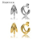 925 Silver Circle Cross Hoop Women Loop Rock Punk Jewelry