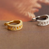 925 Sterling Silver Openwork Rock Punk Ear Cuff Women Earring