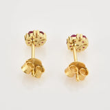 925 Silver Flower Stud Earring Piercing Punk Wedding Clips