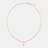 925 Silver Pearl Pendant Long Chain Women Jewelry