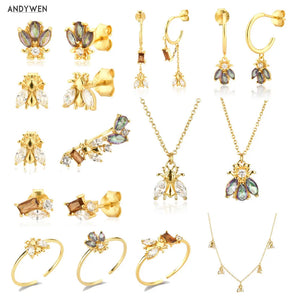 925 Silver Winter Bee Collection Tiny Animal Pendant Jewelry