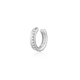 925 Silver Clear Zircon Earcuff No Piercing Ear Cuff Earring
