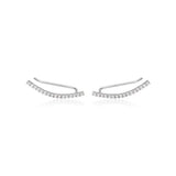925 Silver 22mm Zircon Pave Earring for Women