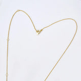 925 Silver Initial Pendant Name Necklace Rainbow Chain Women Gift