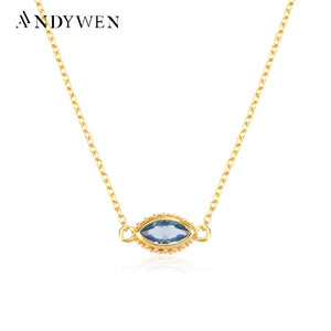 925 Silver Big Eye Charm Pendant Necklace Crystal Wedding Jewelry