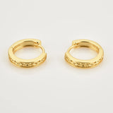 925 Silver Big Hoops 15mm Circle Earrings