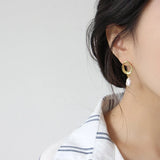 925 Silver Pearl Drop Earring Women Fine Jewelry Classic Irregular Jewels Clip
