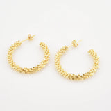 925 Sterling Silver Big Piercing 20mm Clips Women Pendientes Jewelry