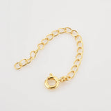 925 Silver Circle Adjustable Chain Cuban Chain Women S