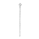 925 Silver Circle Adjustable Chain Cuban Chain Women S