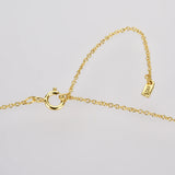 925 Silver Clear Zircon 4.5mm Charm Pendant Necklace Crystal Fine Jewelry