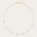 925 Silver Zircon CZ Charm Choker Necklace Wedding Party Gift