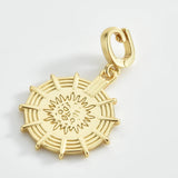 925 Sterling Silver Coins Charm Pendant Beads For Women Chain Choker Necklace