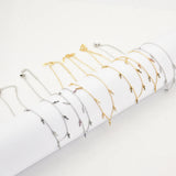 925 Silver Colorful Cross Charm Choker Necklace CZ Zircon Party
