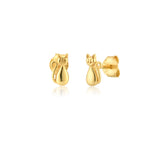 925 Silver Colorful Flower Mini Stud Earring European Jewelry