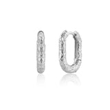 925 Sterling Silver Geometric Hoop Circle Punk Jewelry
