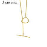 925 Silver Irregular Big Locker Long Chain Choker Necklace