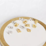 925 Silver 26 Letters Drop Earring Initial A M Piercing Ohrringe European Rock
