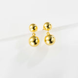 925 Sterling Silver Ball Drop Earring Clips Wedding Jewelry