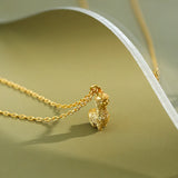 925 Sterling Silver Horse Pendant Necklace Choker