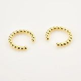 925 Silver Beads Earcuff Cuffs Earring Piercing Non Piercing Clips Wedding