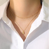 925 Silver Bear Pendant Necklace Long Chain Rock Punk Wedding