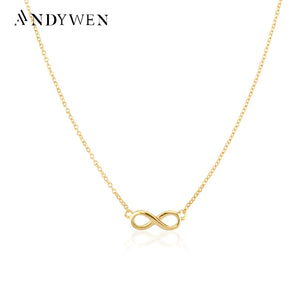 925 Silver Friendship Pendant Chain Necklace Wedding Jewelry
