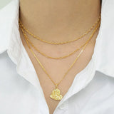 925 Sterling Silver Chain Choker Necklace Rock Punk Jewelry