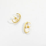 925 Silver Clear CZ Circle Stud Earring Fine Jewelry Valentines Gift