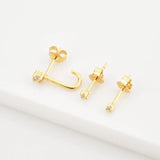 925 Silver Clear Zircon Drop Earrings Women Fine Jewelry Crystal Piercing