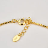925 Silver Double Chain Bracelet Women Rock Punk Charms Coins Pendant Jewelry