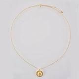 925 Silver Coins Pendant Queen Long Chain Necklace Fine Jewelry