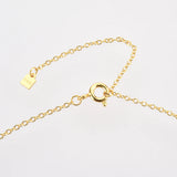 925 Silver Bees Charm Choker Necklace Crystal Jewels