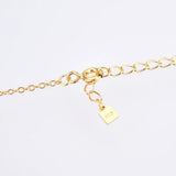 925 Silver Zircon Crystal Flower Pendant Necklace for Women