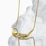 925 Silver Cross Wing Pendant Necklace Choker Women Gift