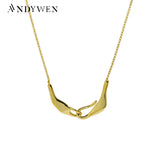 925 Silver Cross Wing Pendant Necklace Choker Women Gift
