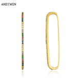 925 Silver EarBar EarCuff Earring No Piercing CZ